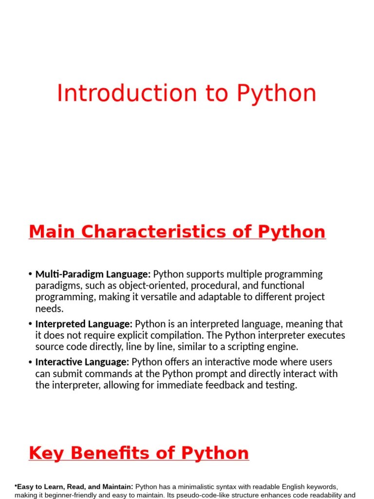 Introduction To Python | PDF | Art | Computers