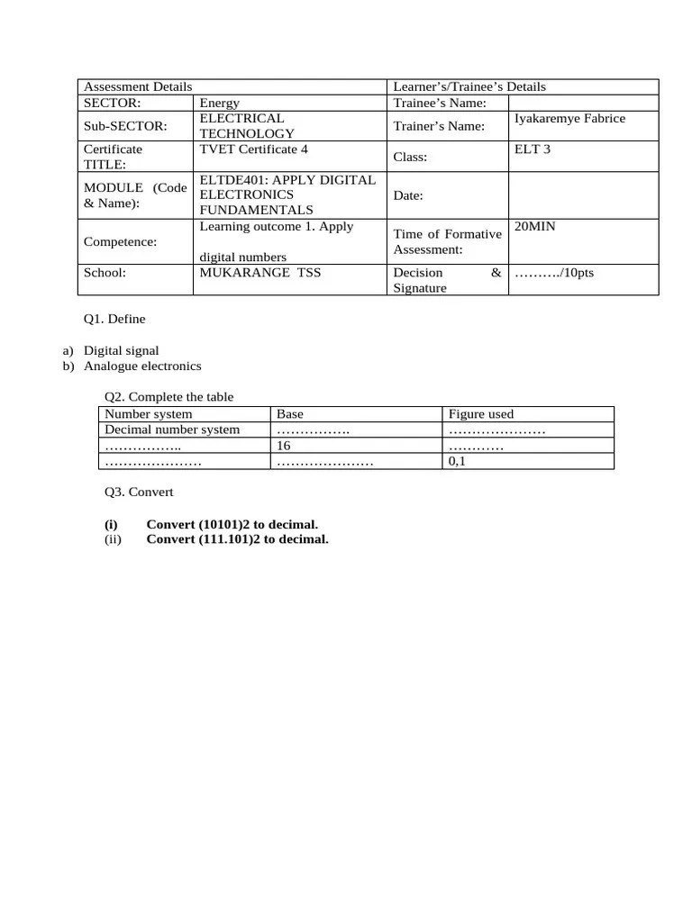 Assessment Pdf