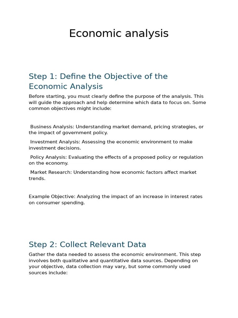 Economic Analysis Pdf Macroeconomics Economics