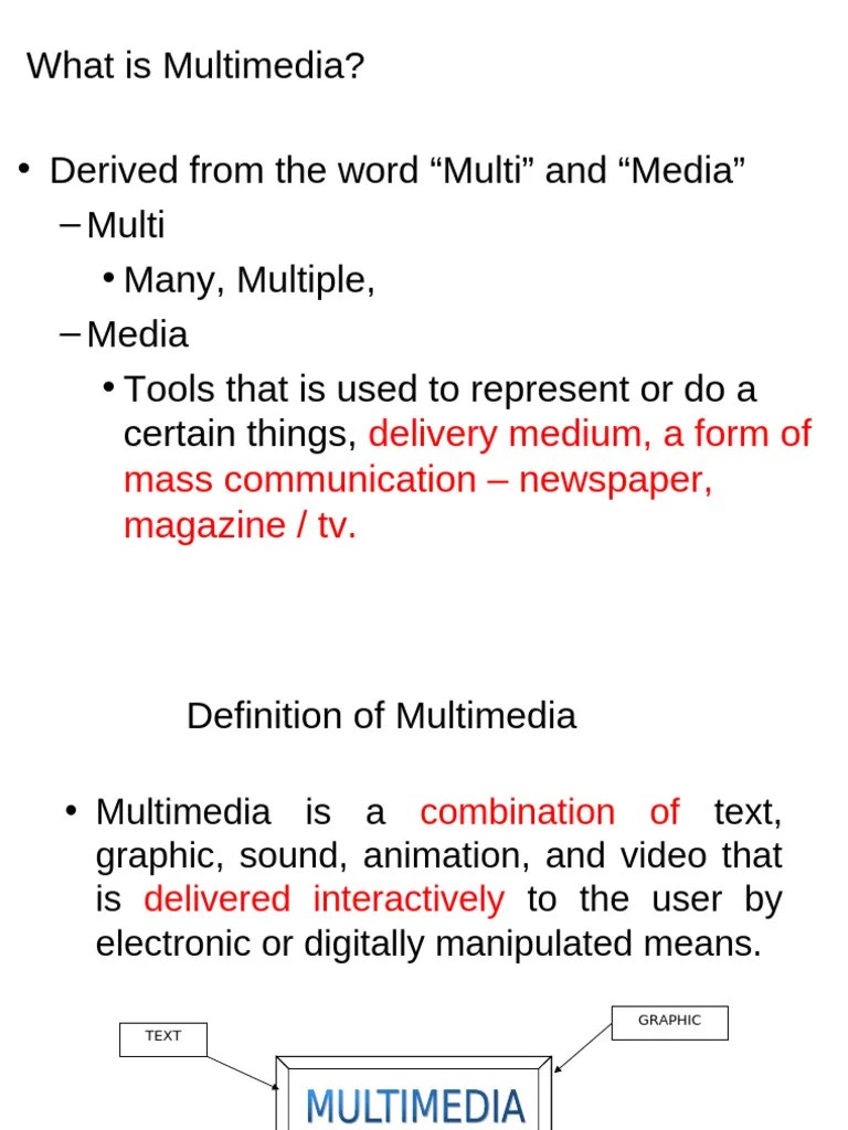 Multimedia | PDF | Multimedia | Graphics