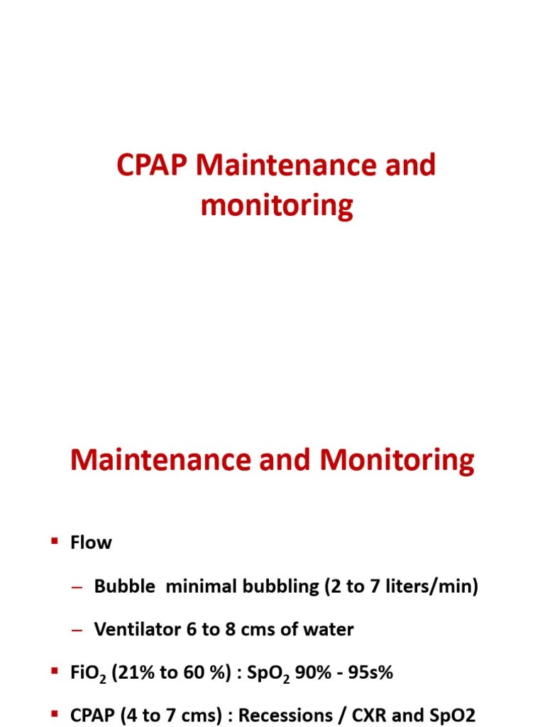 Cpap Monitoring | PDF | Medical Specialties | Clinical Medicine