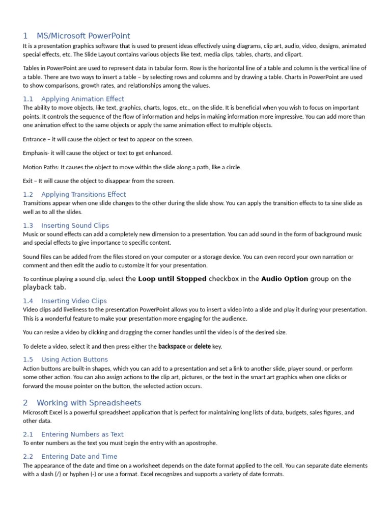 PowerPoint_Spreadsheet | PDF | Spreadsheet | Microsoft Excel