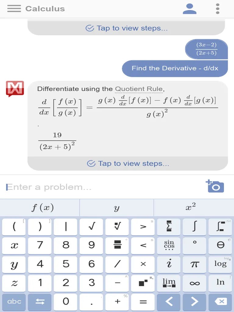 Mathway Calculus Problem Solver | PDF