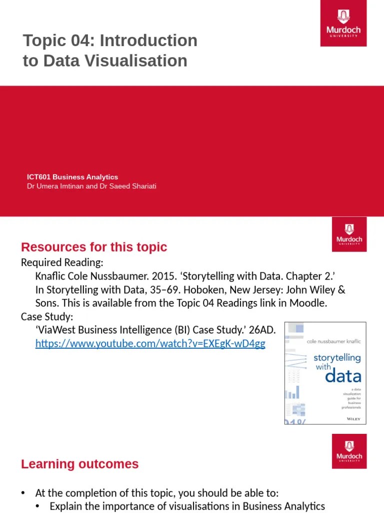 Topic 04-Introduction To Data Visualisation | PDF | Cognitive Science ...