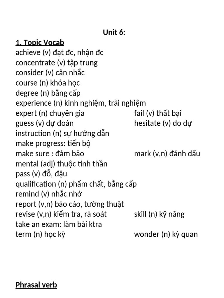 Unit 6 B1 Pdf