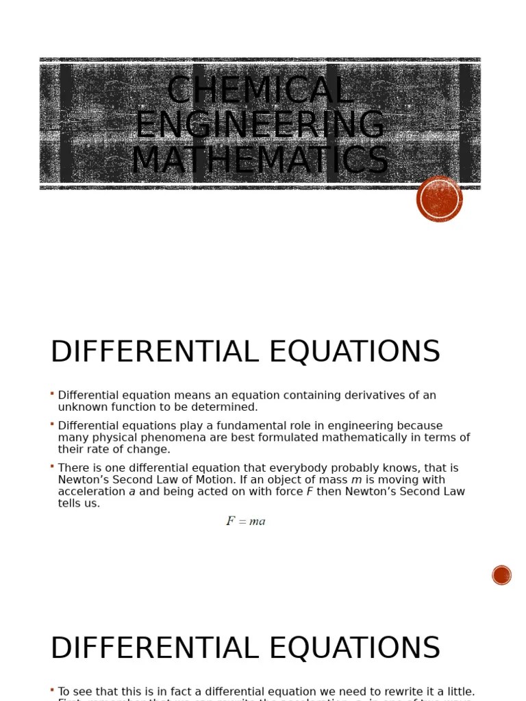 Lecture 1-b | PDF | Equations | Differential Equations