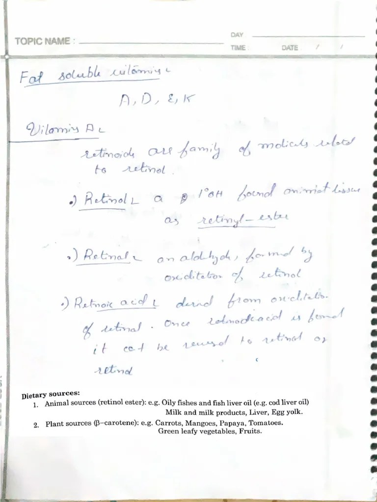 FAT Soluble Vitamins | PDF