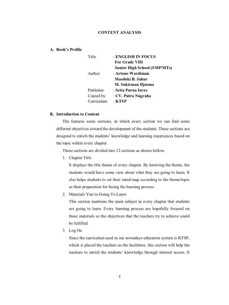 Textbook Analysis | PDF | Teachers | Books