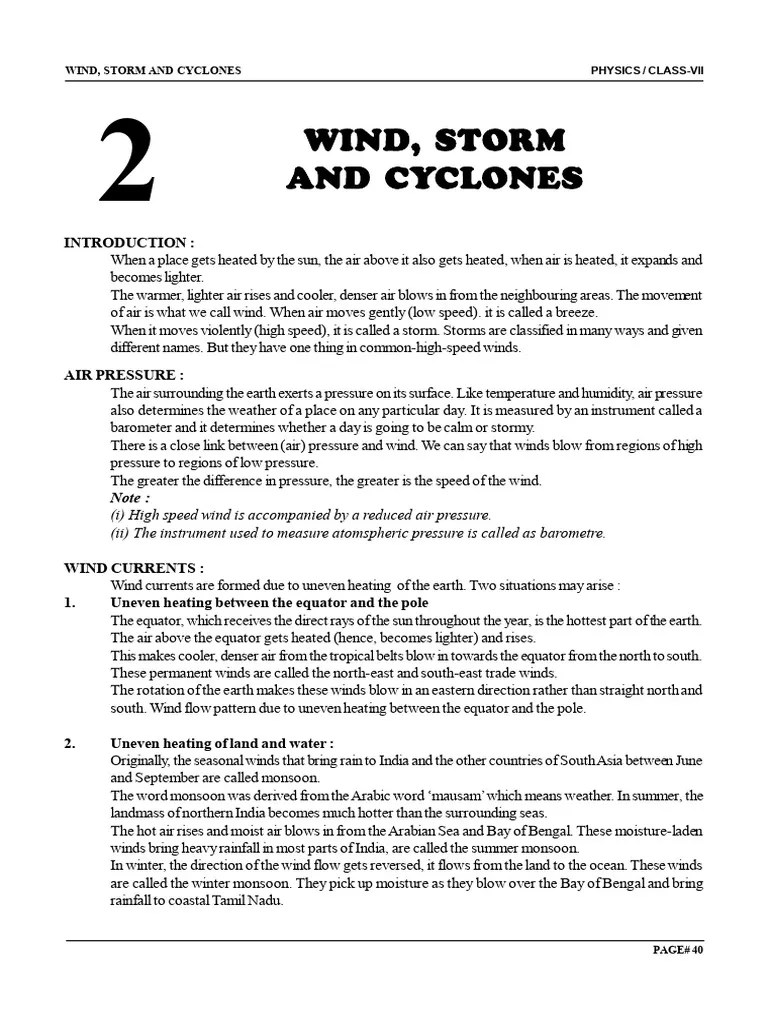 Winds Storm Cyclones Pmd Pdf Tropical Cyclones Wound