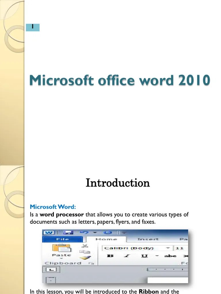 Lectur-word- 1 | PDF | Microsoft Word | Graphical User Interfaces