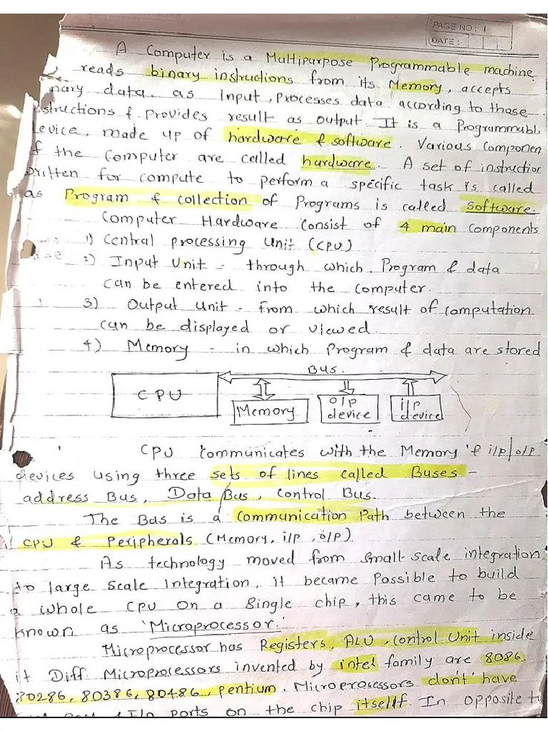 Microcontroller Unit 1 | PDF