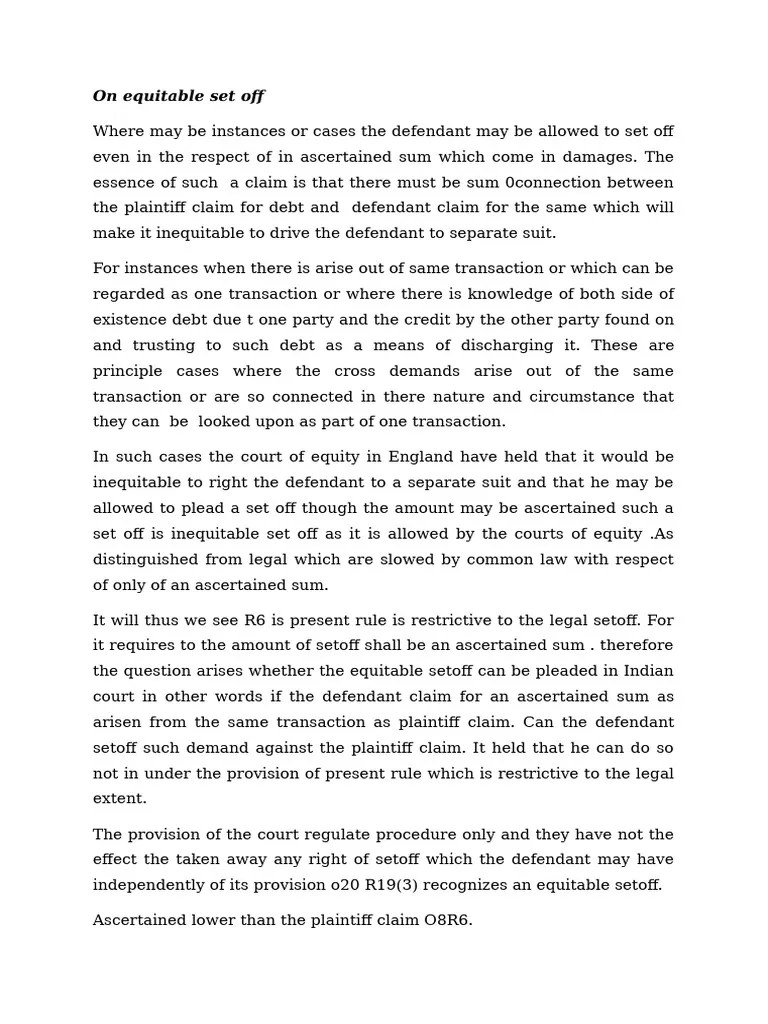 CPC Notes | PDF | Lawsuit | Lease