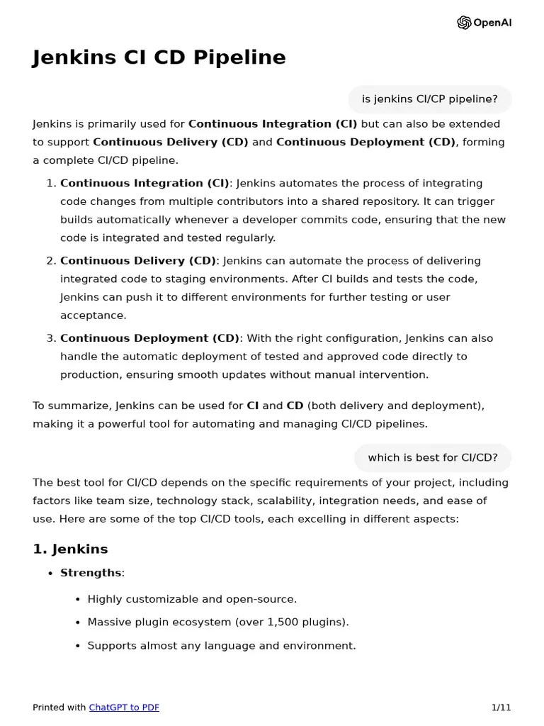 Jenkins | PDF | Computing | Systems Architecture