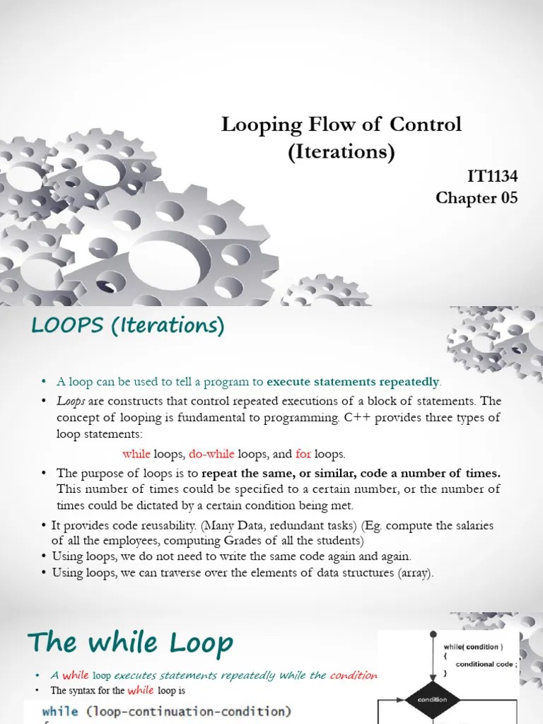 Chapter 05 | PDF | Control Flow | Computer Program