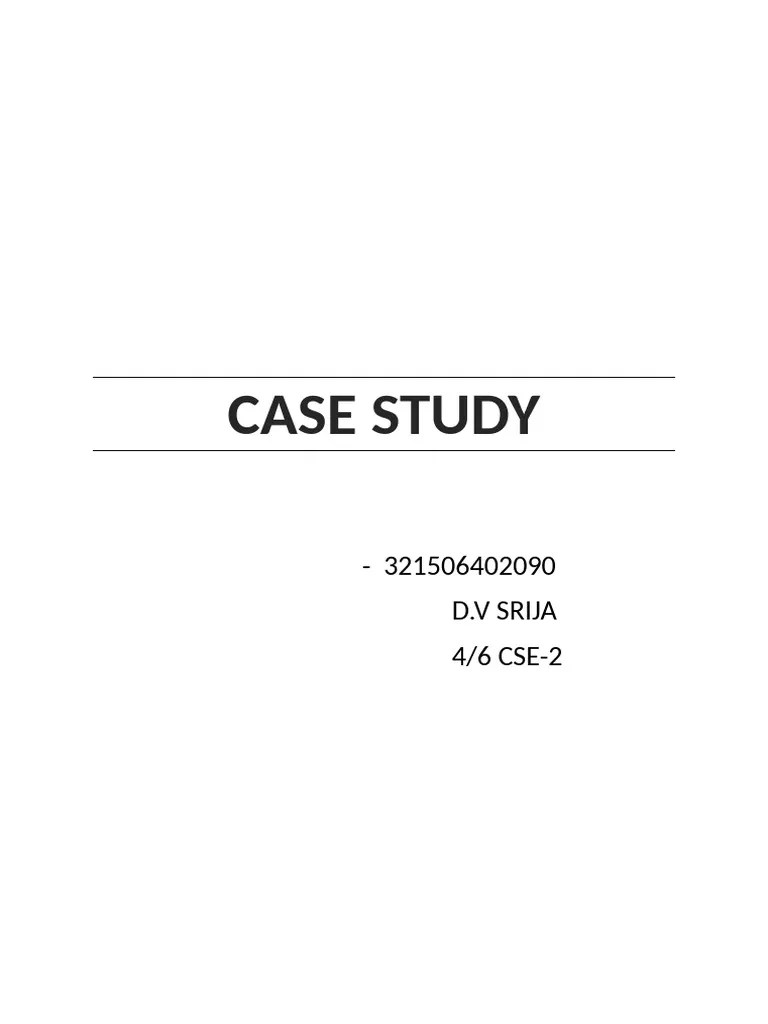 CASE STUDY | PDF | Apache Hadoop | Cloud Computing