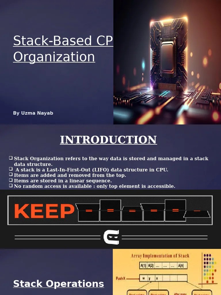 Stack Based CPU Organization | PDF | Art | Computers