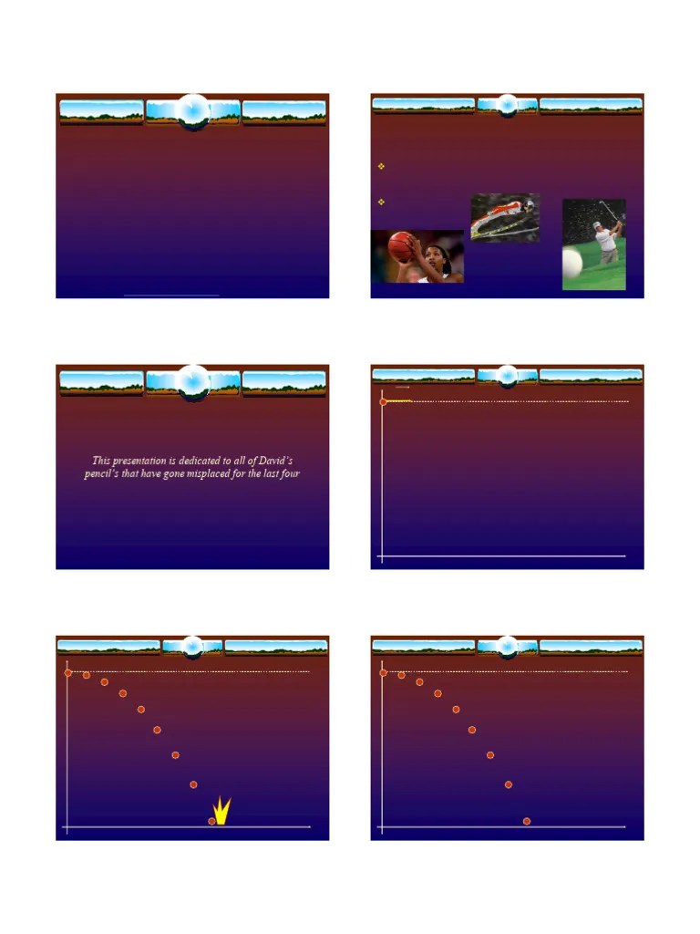 Projectile Motion G12 | PDF | Physical Quantities | Physical Phenomena