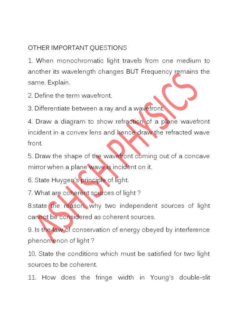 Wave Optics | PDF | Diffraction | Polarization (Waves)