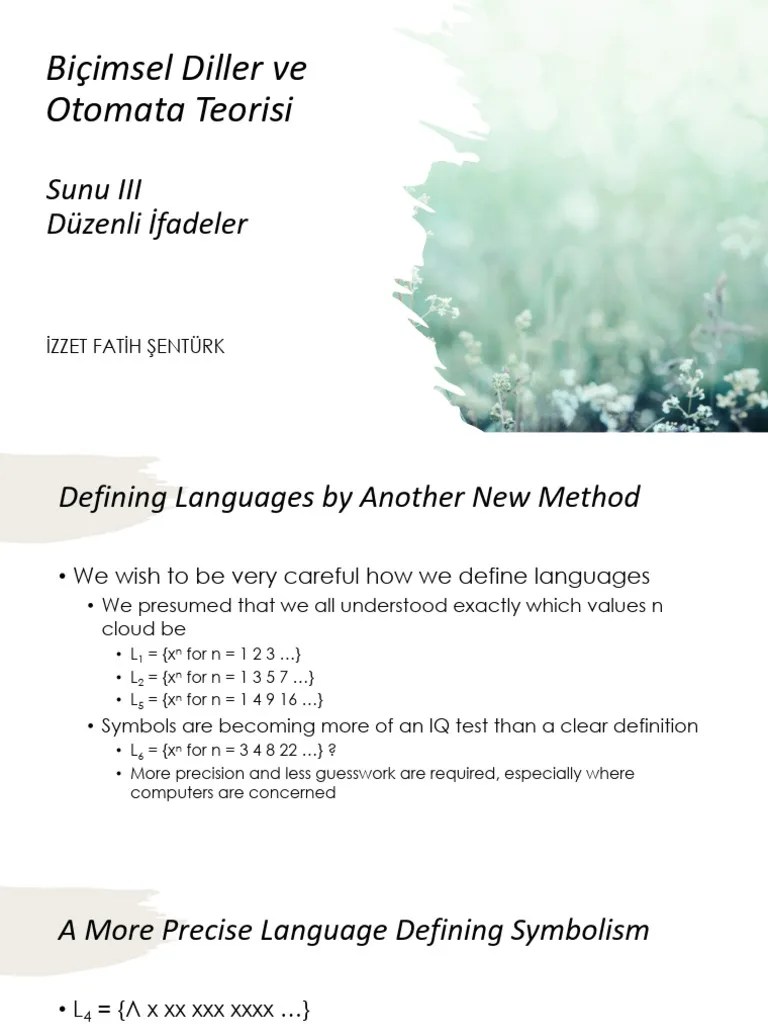 Lecture 3 Regular Expressions | PDF | String (Computer Science) | Regular Expression