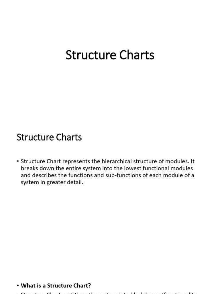 Structure Charts Software Engineering | PDF | Teaching Methods ...