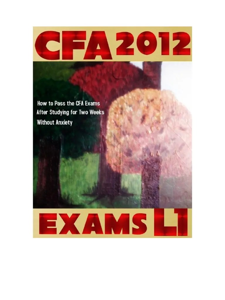 CFA Exam | PDF | Business | Investing