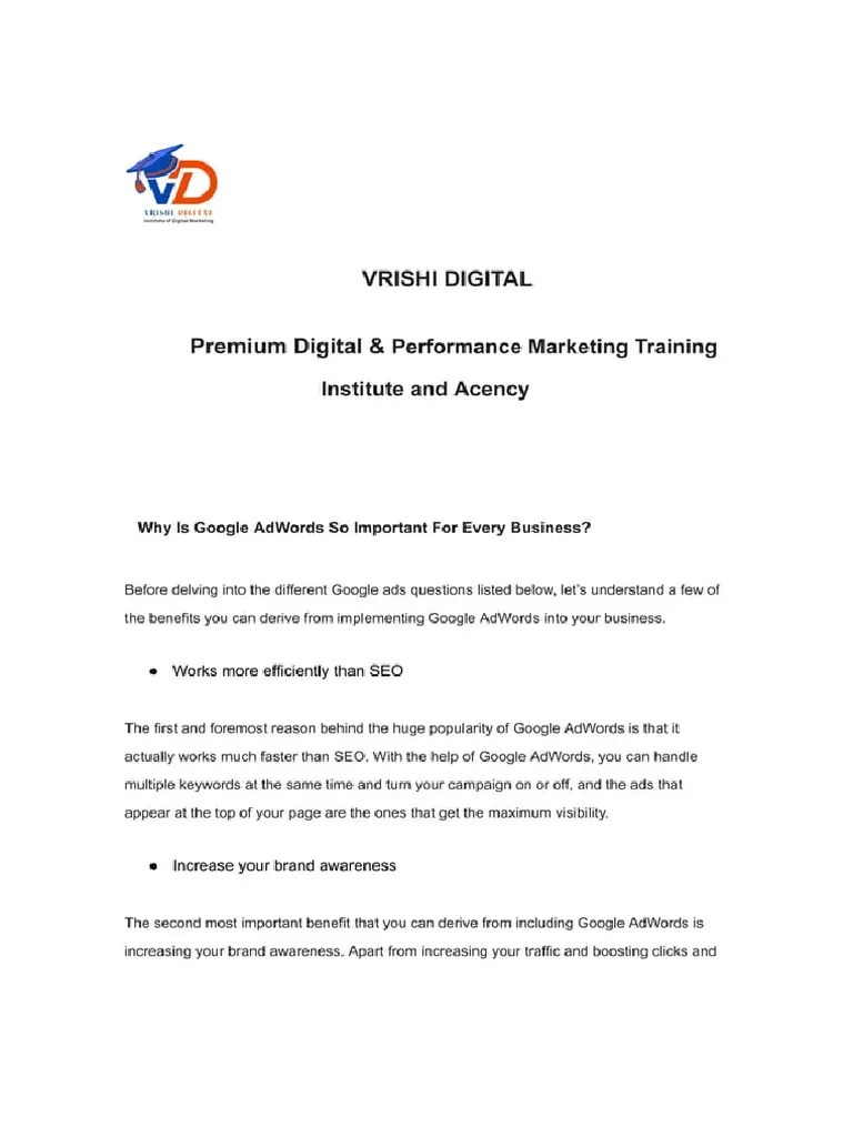 Google Ads Pdf