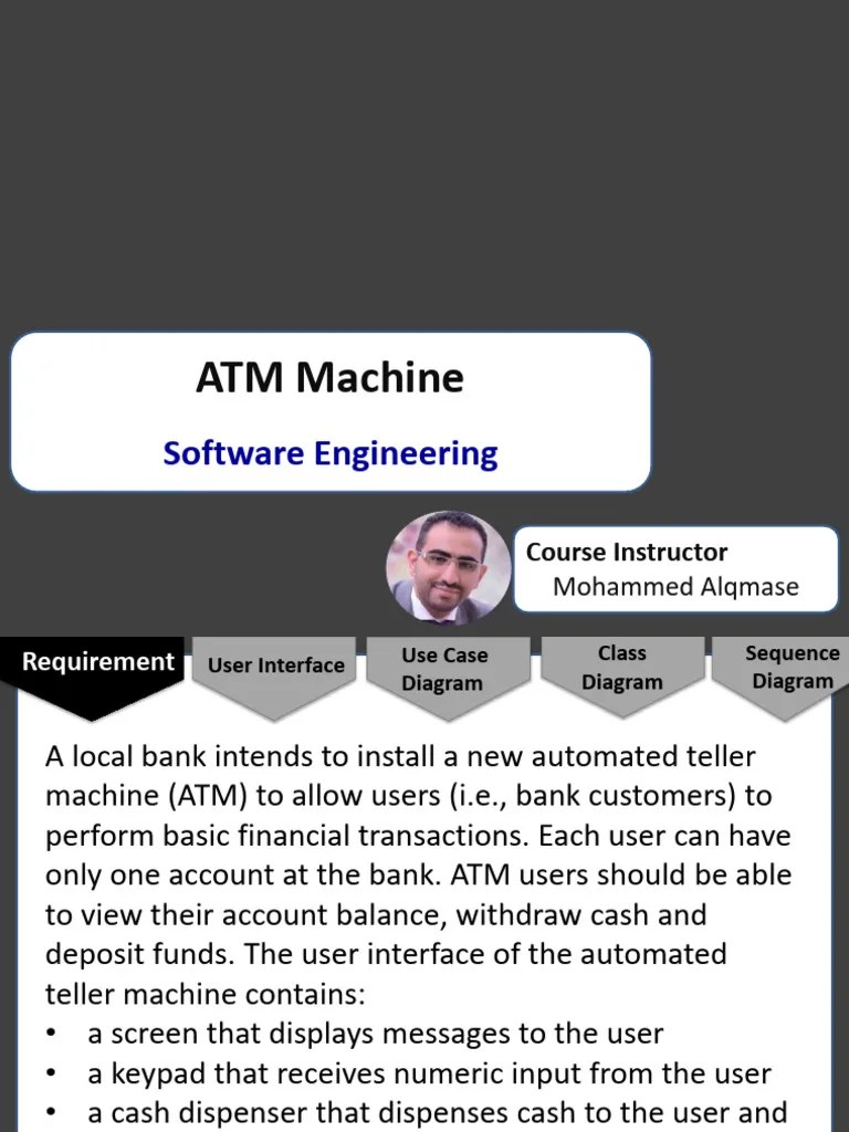 01- ATM Example 1 | PDF | Automated Teller Machine | Systems Engineering