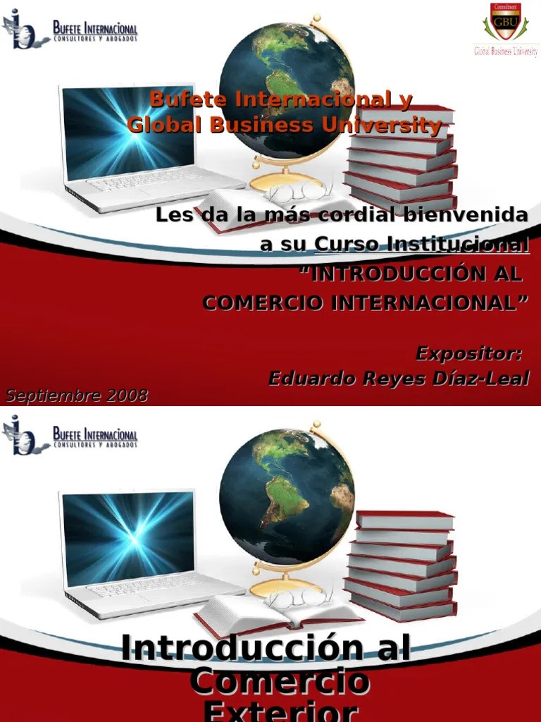 Introduccion Al Comercio Exterior | PDF | Logística | Aduana