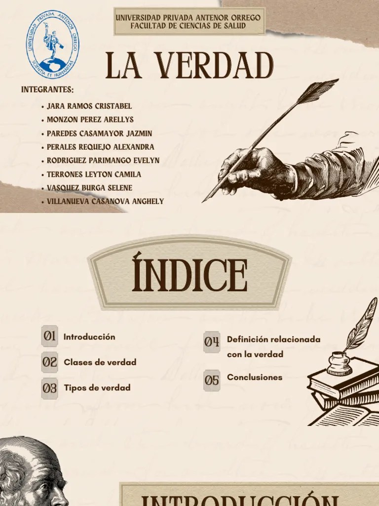Clases Y Definiciones De La Verdad Pdf Verdad Evidencia