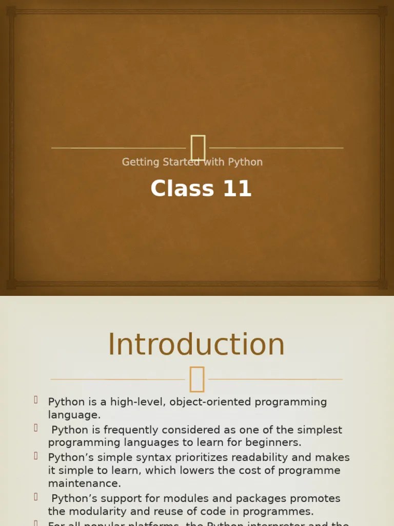 Getting Started With Python | PDF | Python (Programming Language) | Reserved Word