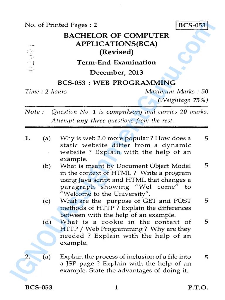 Web Programming | PDF | World Wide Web | Internet & Web