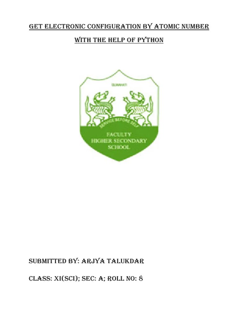 Computer Project File | PDF | Electron Configuration | Usability