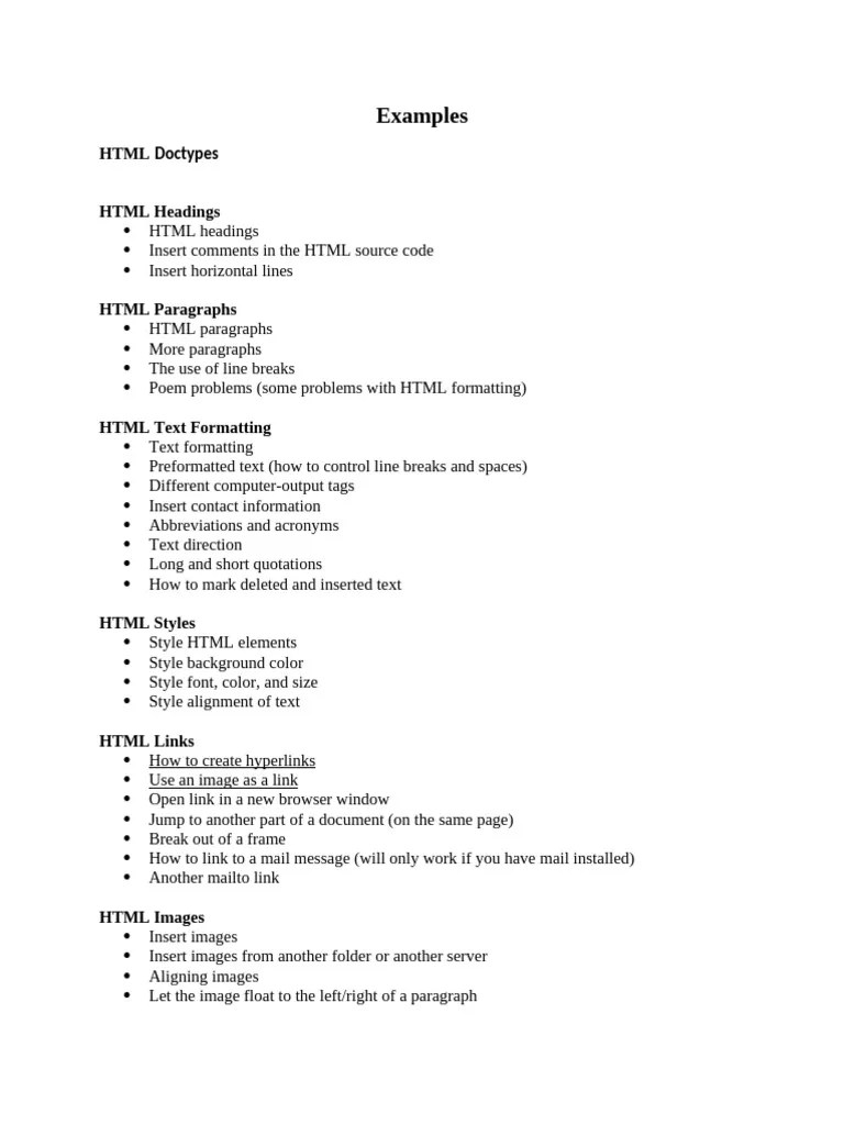 Html Programming Syllabus Pdf - Landscape Designs - Professional 8K Collection