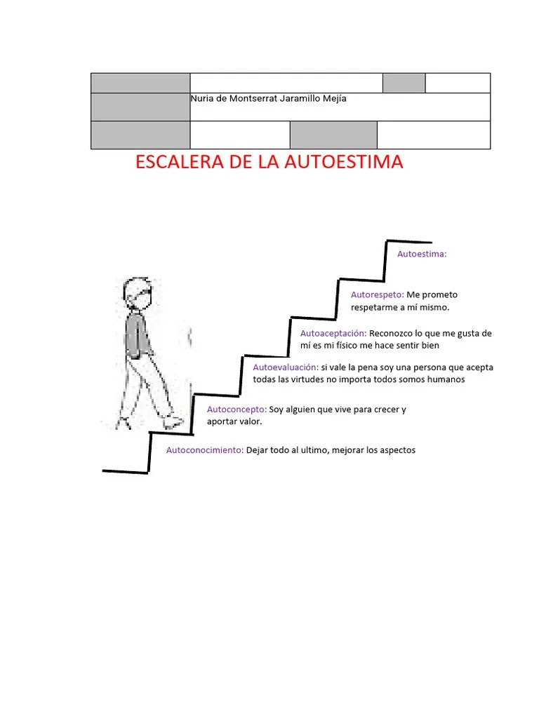 Escalera De La Autoestima | PDF