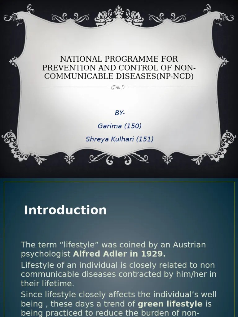 National Programme For Prevention And Control Of Non-Communicable | PDF ...