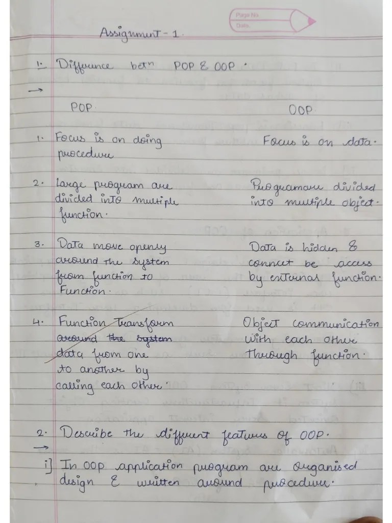 OOP Assignment 1 & 2. | PDF