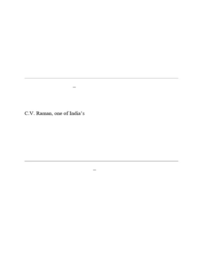 Eminent Indian Scientists' Impact | PDF | Physics | Neurosurgery