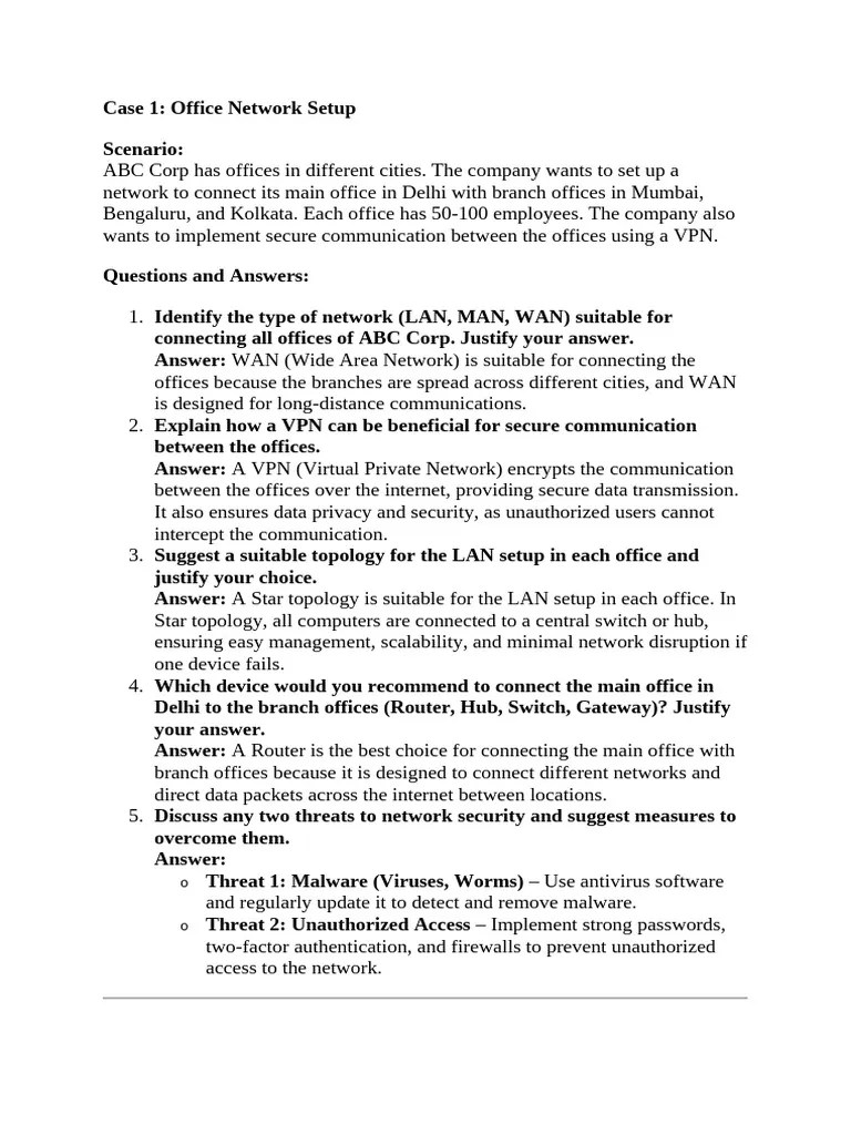 Network Security Case Studies Overview Pdf Computer Network Security