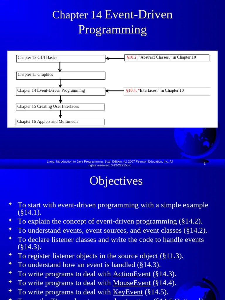 Event Driven Programming | PDF | Class (Computer Programming) | Method ...