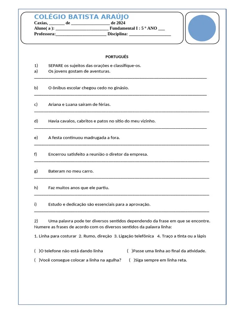 Tipos De Sujeito Pdf - Premium Minimal Art Gallery - Full HD