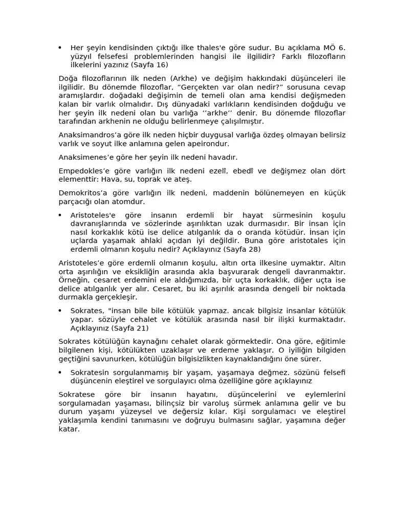 Felsefe Pdf