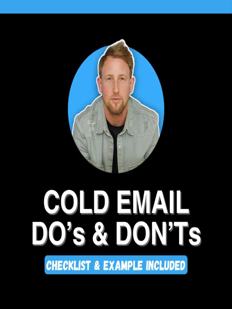 Cold Email Dos And Donts 1722029409 | PDF