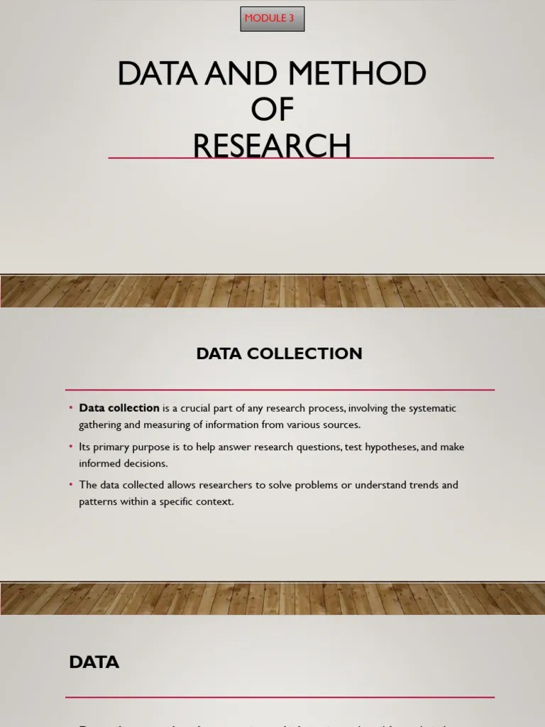 Data And Method | PDF | Survey Methodology | Validity (Statistics)