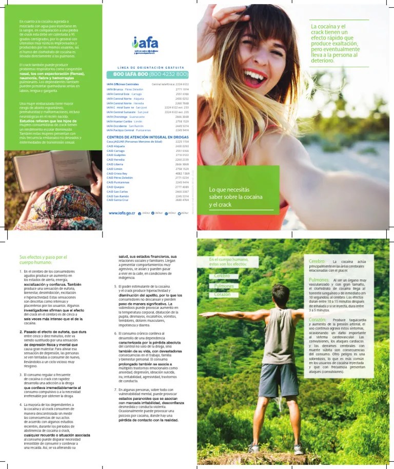 Lo Que Necesitas Saber Sobre El Crack Y La Cocaina | PDF | Crack De Cocaína | Cocaína