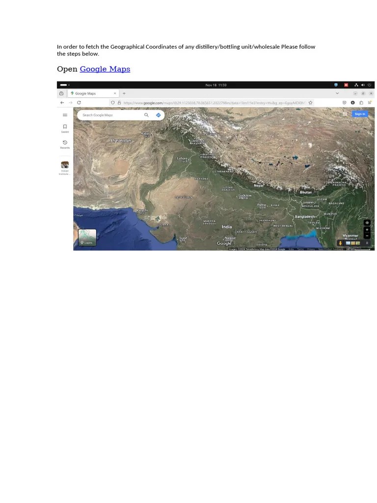 Geographical Coordinates User Guide | PDF