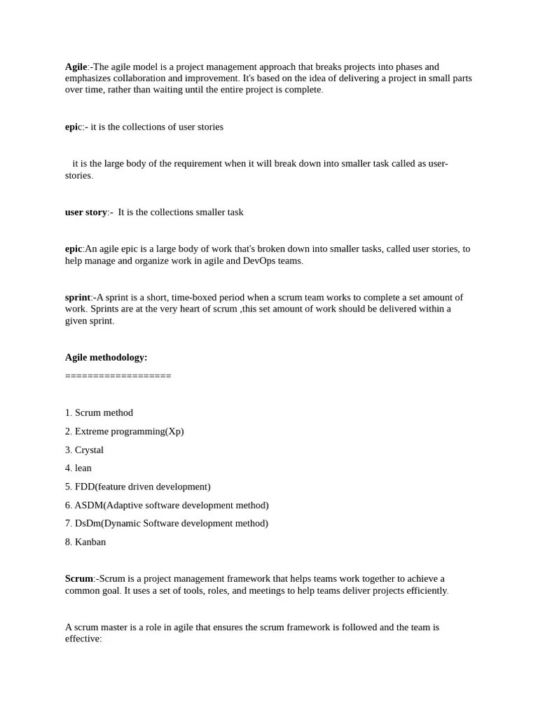 Agile New | PDF | Scrum (Software Development) | Agile Software Development