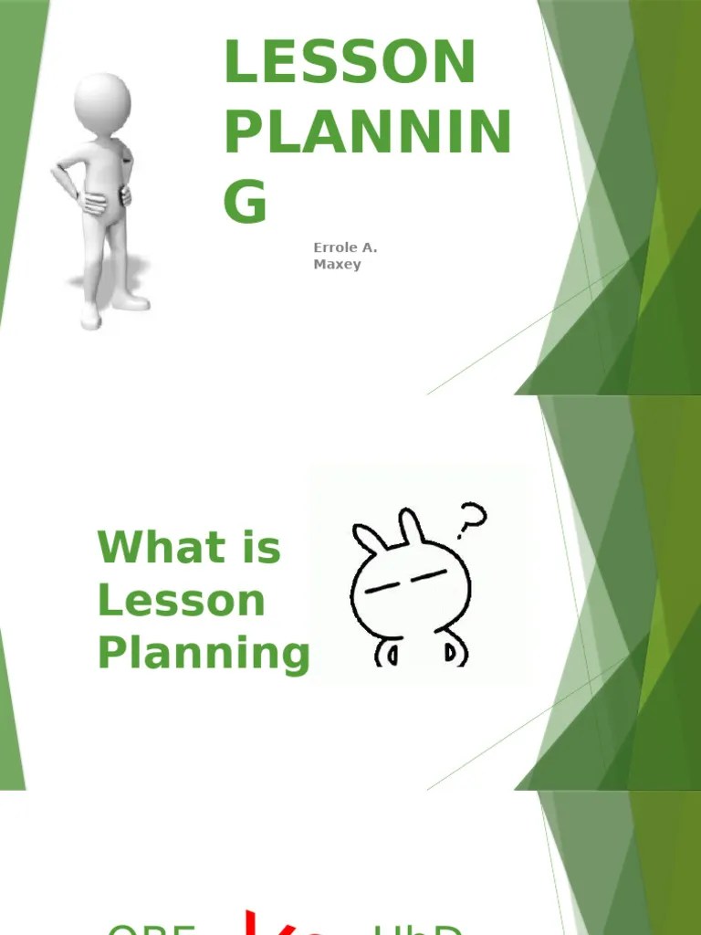 Lesson Planning Pdf Art Computers