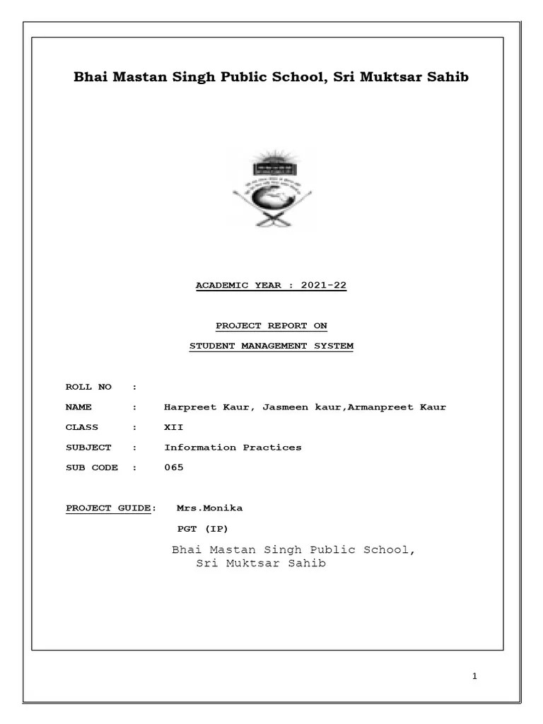 Student Management System | PDF | Software Testing | System