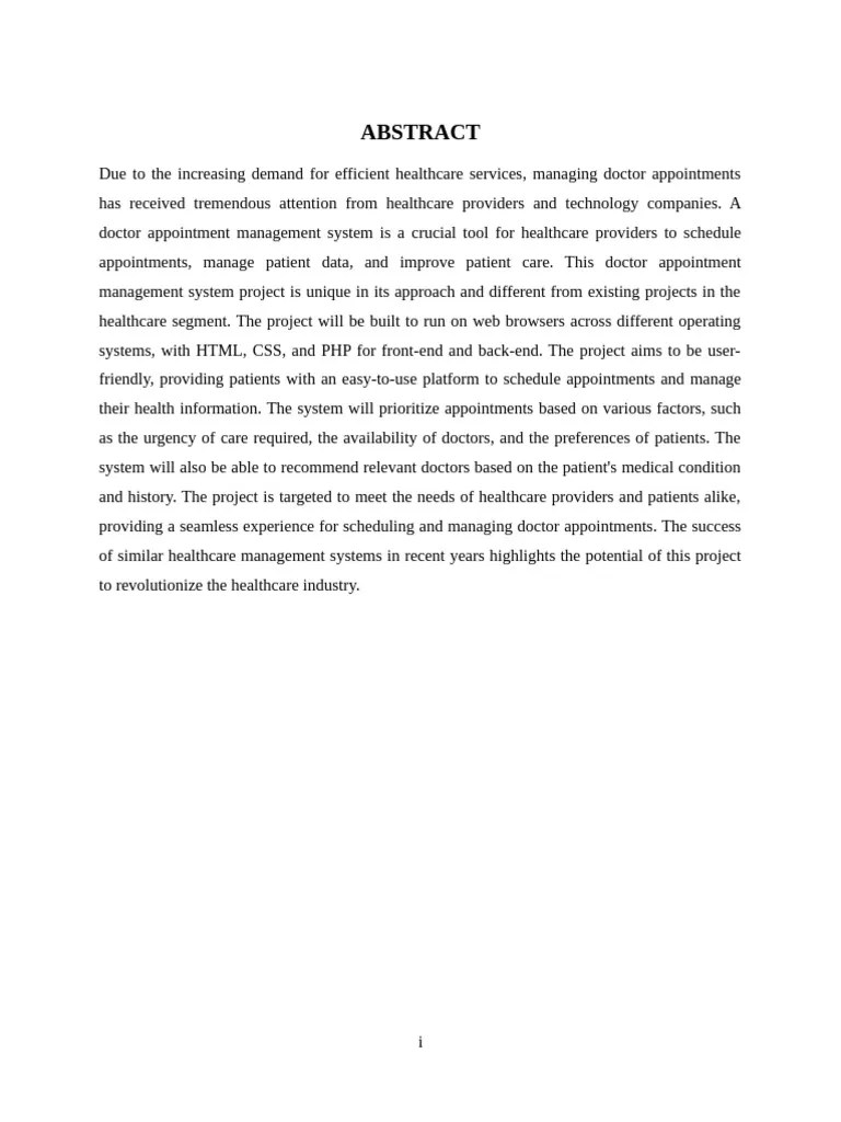 Doctor Appointment | PDF | Software Development Process | Agile Software Development