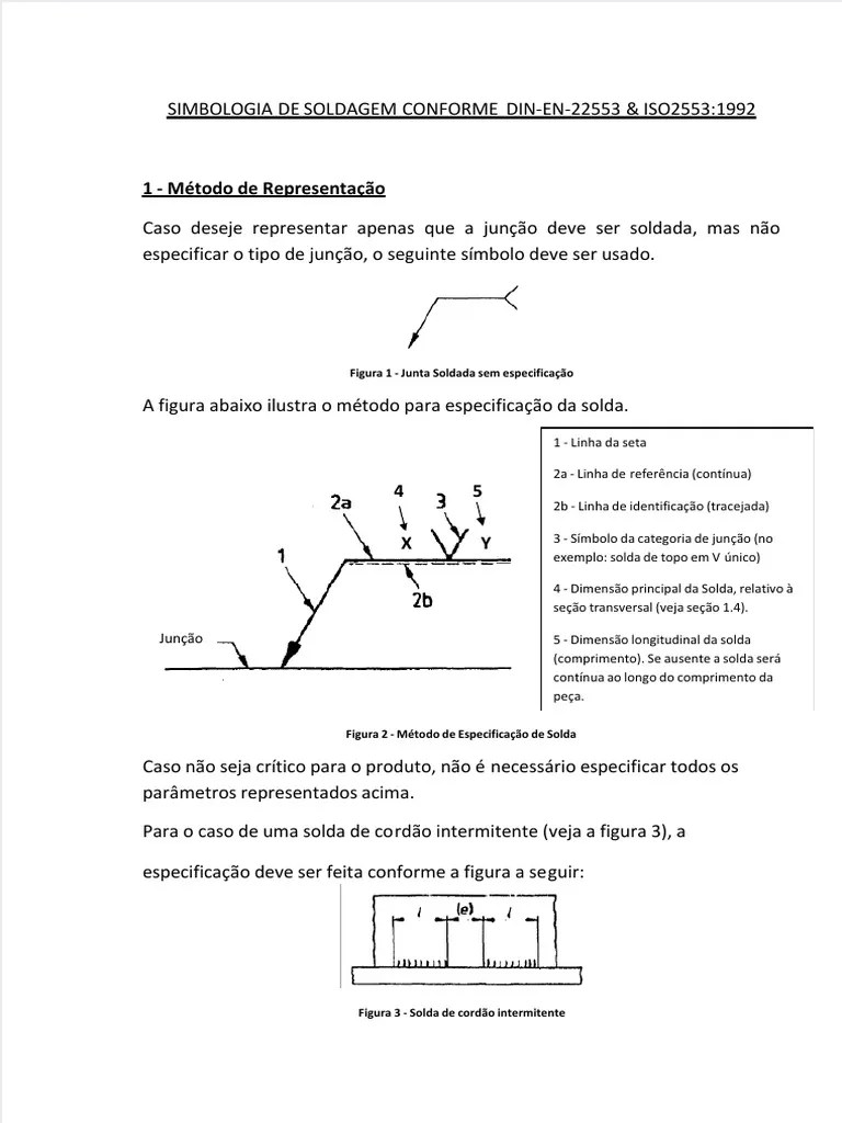 Dokumen - Tips - Simbologia De Soldagem Desenho Andre | PDF | Dimensão